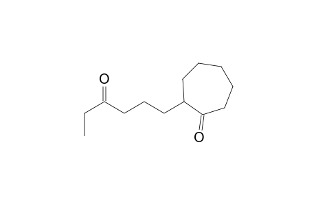 2-(4-Oxohexyl)cycloheptanone
