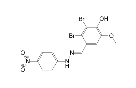 2,3-dibromo-4-hydroxy-5-methoxybenzaldehyde (4-nitrophenyl)hydrazone