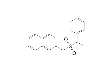 Naphthalene, 2-[[(1-phenylethyl)sulfonyl]methyl]-, (.+-.)-