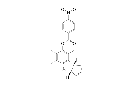 4,6,7-Trimethyl-3H-cyclopenteno[d]benzo[b]furan-5-yl p-nitrobenzoate