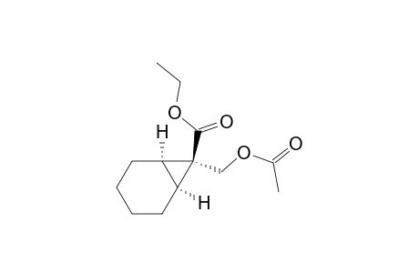 Ethyl ester of (1.alpha.,6.alpha.,7.beta.)-7-[(acetyloxy)methyl]bicyclo[4.1.0]heptane-7-carboxylic acid