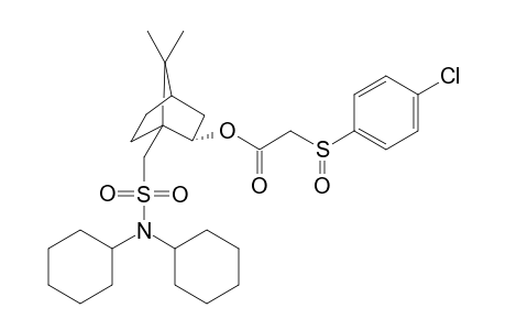 10-Dicyclohexylsulfamoyl-D-isobornyl 4-Chlorophenylsufinylacetate