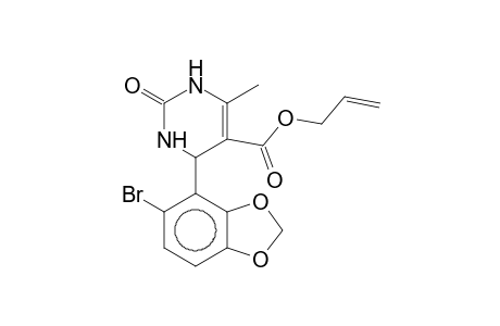 ALLYL 4-(2-BROMO-4,5-METHYLENEDIOXYPHENYL)-3,4-DIHYDRO-6-METHYL-2(1H)-