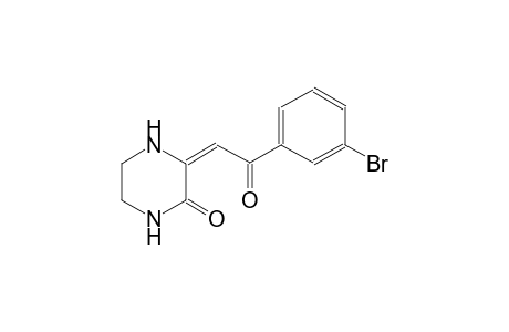 (3E)-3-[2-(3-bromophenyl)-2-oxoethylidene]-2-piperazinone