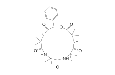 1-Oxa-4,7,10,13-tetraazacyclopentadecane, cyclic peptide deriv.