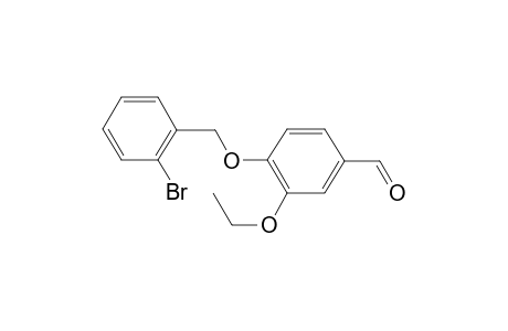 4-[(2-bromophenyl)methoxy]-3-ethoxy-benzaldehyde