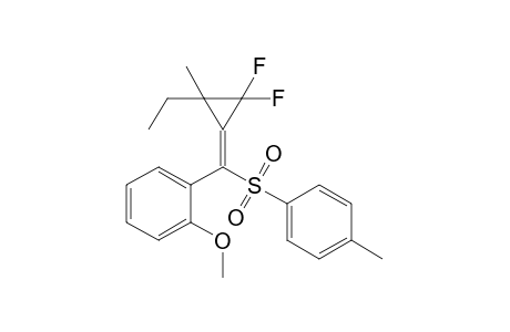 1-{[(2-Ethyl-3,3-difluoro-2-methylcyclopropylidene)(methoxyphenyl)methyl]sulfonyl}-4-methylbenzene