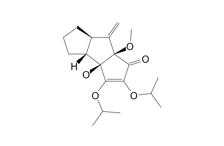 (3AR*,3Br*6AR*,7AR*)-3A,3B,4,5,6,6A,7,7A-OCTAHYDRO-3A-HYDROXY-2,3-DIISOPROPOXY-7A-METHOXY-7-METHYLENE-1H-CYClOPENTA-[A]-PENTALEN-1-ONE