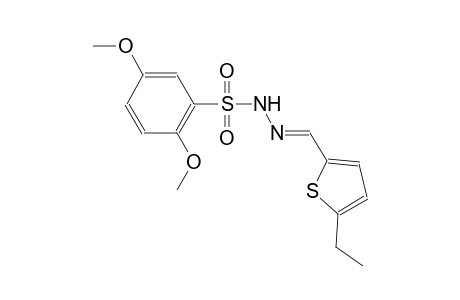 N'-[(E)-(5-ethyl-2-thienyl)methylidene]-2,5-dimethoxybenzenesulfonohydrazide
