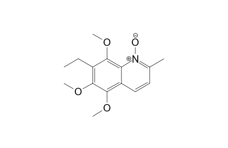 5,6,8-Trimethoxy-7-ethyl-2-methylquinoline N-oxide