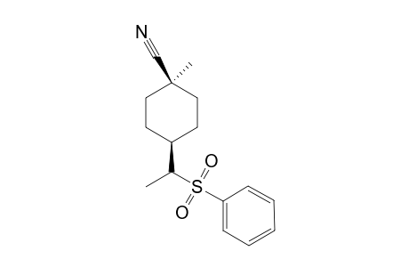 cis-1-Methyl-4-[(1-phenylsulfonyl)ethyl]cyclohexyl isocyamide