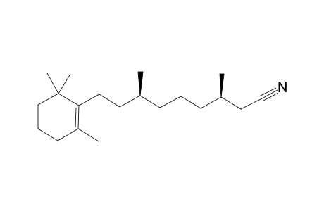 (3S,7R)-1-(8-Cyano-3,7-dimethyloctyl)-2,6,6-trimethyl-1-cyclohexene