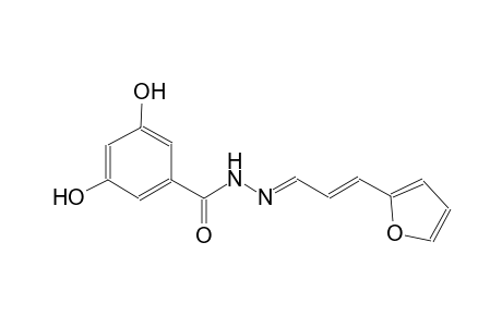 N'-[(E,2E)-3-(2-furyl)-2-propenylidene]-3,5-dihydroxybenzohydrazide