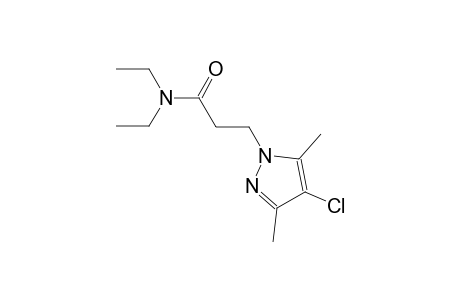 3-(4-chloro-3,5-dimethyl-1H-pyrazol-1-yl)-N,N-diethylpropanamide
