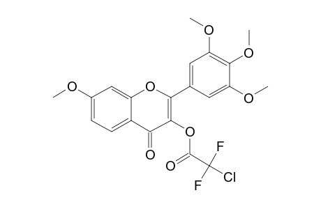 3-Hydroxy-7,3',4',5'-tetramethoxyflavone, chlorodifluoroacetate