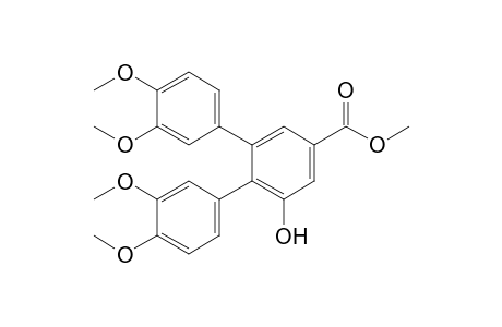 3,4-bis(3,4-dimethoxyphenyl)-5-hydroxy-benzoic acid methyl ester