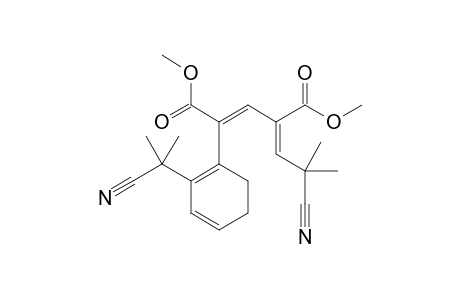 1,3-Bis(methoxycarbonyl)-5-cyano-5-methyl-1-[(2-cyanoisopropyl)cyclohexadienyl]hexa-1,3-diene
