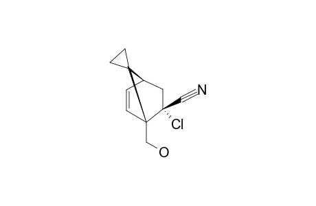 2-CHLORO-1-HYDROXYMETHYLSPIRO-(BICYCLO-[2.2.1]-HEPT-5-ENE-7,1'-CYCLOPROPANE)-2-CARBONITRILE