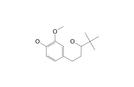 (+/-)-1-(4-HYDROXY-3-METHOXYPHENYL)-4,4-DIMETHYL-3-PENTANOL