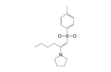 (E)-2-(1-Pyrrolidinyl)-1-tosyl-1-hexene