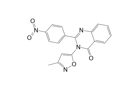 3-(3-Methyl-5-isoxazolyl)-2-(4-nitrophenyl)-4(3H)-quinazolinone