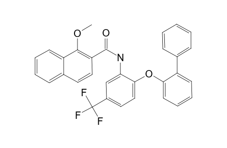 2-Naphthalenecarboxamide, N-[2-([1,1'-biphenyl]-2-yloxy)-5-(trifluoromethyl)phenyl]-1-methoxy-