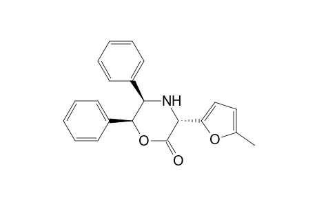 2-Morpholinone, 3-(5-methyl-2-furanyl)-5,6-diphenyl-, [3R-(3.alpha.,5.beta.,6.beta.)]-