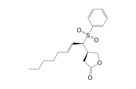2(3H)-Furanone, dihydro-4-[1-(phenylsulfonyl)-2-octenyl]-, [R*,R*-(E)]-