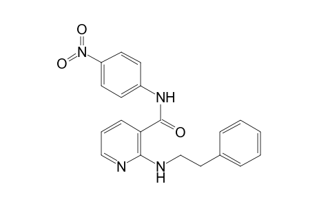 N-(4-nitrophenyl)-2-(phenethylamino)pyridine-3-carboxamide