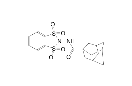 tricyclo[3.3.1.1~3,7~]decane-1-carboxamide, N-(1,1,3,3-tetraoxido-1,3,2-benzodithiazol-2-yl)-