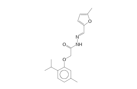 2-(2-Isopropyl-5-methylphenoxy)-N'-[(E)-(5-methyl-2-furyl)methylidene]acetohydrazide