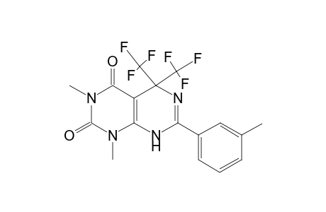 1,3-Dimethyl-7-m-tolyl-5,5-bis-trifluoromethyl-5,8-dihydro-1H,3H-pyrimido[4,5-d]pyrimidine-2,4-dione