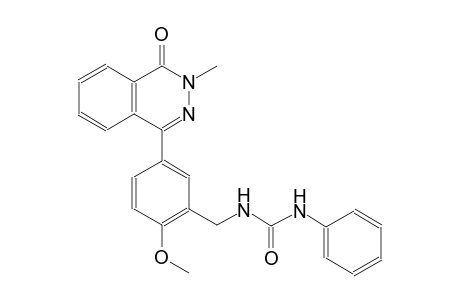 N-[2-methoxy-5-(3-methyl-4-oxo-3,4-dihydro-1-phthalazinyl)benzyl]-N'-phenylurea