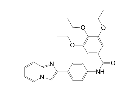 3,4,5-triethoxy-N-(4-{imidazo[1,2-a]pyridin-2-yl}phenyl)benzamide