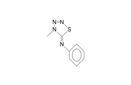 4-Methyl-5-phenylimino-1,2,3,4-thiatriazoline