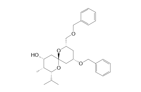 (2R,3R,4R,6S,8S,10S)-10-benzyloxy-8-benzyloxymethyl-2-isopropyl-3-methyl-1,7-dioxaspiro[5.5]undecan-4-ol