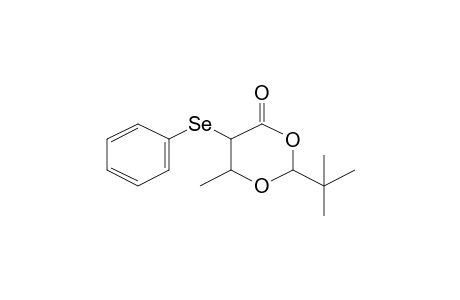 2-t-Butyl-6-methyl-5-phenylseleno-[1,3]dioxan-4-one
