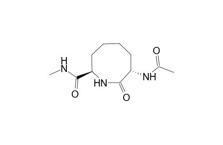 (2R,7S)-7-acetamido-8-keto-N-methyl-azocane-2-carboxamide