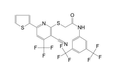 acetamide, N-[3,5-bis(trifluoromethyl)phenyl]-2-[[3-cyano-6-(2-thienyl)-4-(trifluoromethyl)-2-pyridinyl]thio]-
