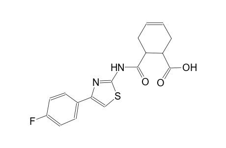 6-({[4-(4-fluorophenyl)-1,3-thiazol-2-yl]amino}carbonyl)-3-cyclohexene-1-carboxylic acid
