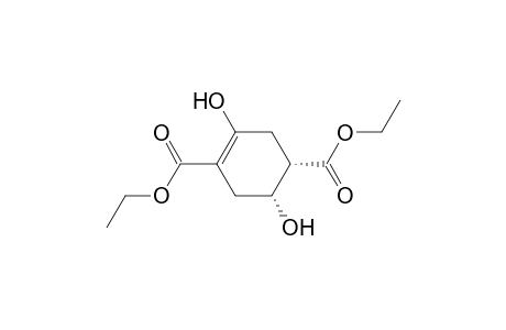 1-Cyclohexene-1,4-dicarboxylic acid, 2,5-dihydroxy-, diethyl ester, cis-