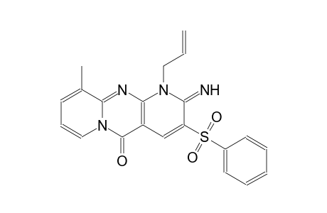 1-allyl-2-imino-10-methyl-3-(phenylsulfonyl)-1,2-dihydro-5H-dipyrido[1,2-a:2,3-d]pyrimidin-5-one