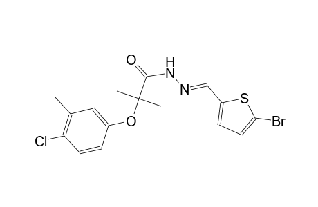 N'-[(E)-(5-bromo-2-thienyl)methylidene]-2-(4-chloro-3-methylphenoxy)-2-methylpropanohydrazide