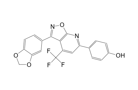 phenol, 4-[3-(1,3-benzodioxol-5-yl)-4-(trifluoromethyl)isoxazolo[5,4-b]pyridin-6-yl]-