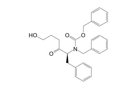 S-2-(Benzyl-(benzyloxycarbonyl)-amino)-6-hydroxy-1-phenyl-3-hexanone