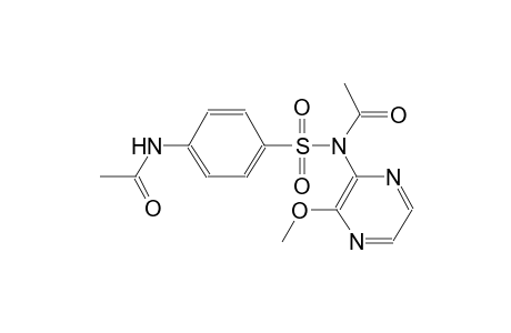 N-(4-{[acetyl(3-methoxy-2-pyrazinyl)amino]sulfonyl}phenyl)acetamide
