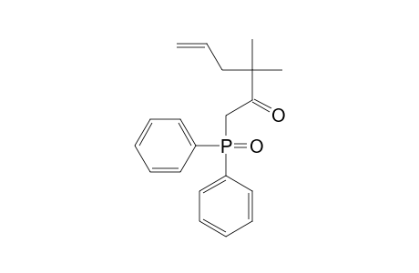 5-Hexen-2-one, 1-(diphenylphosphinyl)-3,3-dimethyl-