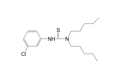 N'-(3-chlorophenyl)-N,N-dipentylthiourea