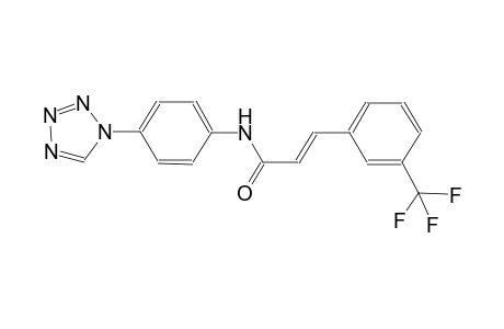 (2E)-N-[4-(1H-tetraazol-1-yl)phenyl]-3-[3-(trifluoromethyl)phenyl]-2-propenamide