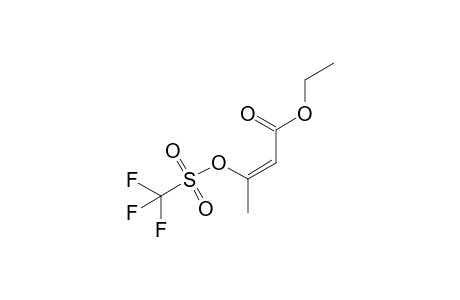 (Z)-3-(trifluoromethylsulfonyloxy)-2-butenoic acid ethyl ester